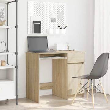 Desk Sonoma Oak - Stylish & Versatile Storage Solutions