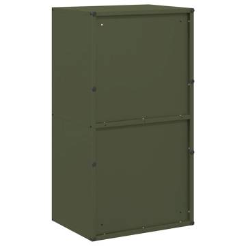  Firewood Rack Olive Green 40x30x75 cm Cold-rolled steel