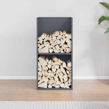 Sturdy Firewood Rack Anthracite - 40x30x80 cm Cold-rolled Steel