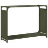 Firewood Rack Olive Green - 90x28x65 cm Cold-Rolled Steel