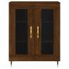 Stylish Highboard Brown Oak - 69.5x34x180 cm | HiPo Market