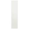 Firewood Rack White 50x23x100 cm - Durable Steel Storage