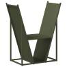 Olive Green Firewood Rack - Sturdy & Stylish 69.5x35x81 cm