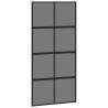 Stylish Sliding Door with Hardware Set - Black 102.5x205 cm