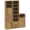 ODDA 5 pcs Side Cabinets - Solid Pine Wood Storage Furniture