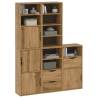 ODDA 5 pcs Side Cabinets - Solid Pine Wood Storage Furniture