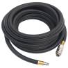 Hybrid Air Hose Black 0.6" 5m – Durable Rubber & PVC