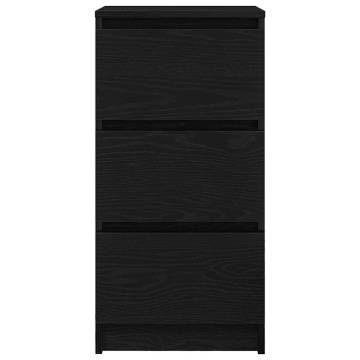 Stylish Black Oak Sideboard - Ample Storage and Durable Design