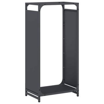 Firewood Rack Anthracite 44x28x90 cm - Strong Cold-Rolled Steel