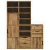 ODDA 5 pcs Side Cabinets - Solid Pine Wood | HipoMarket