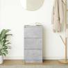 Stylish Concrete Grey Sideboard - Ample Storage & Durability