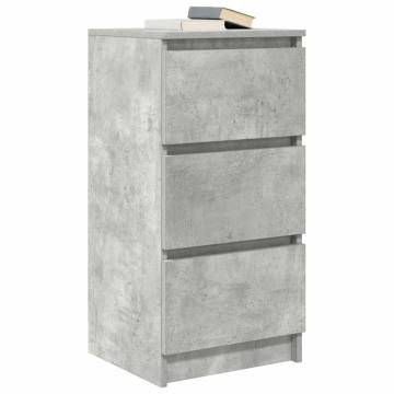 Stylish Concrete Grey Sideboard - Ample Storage & Durability