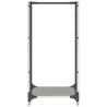 Stainless Steel Firewood Rack 40x30x80 cm | Durable & Stylish