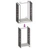 Stainless Steel Firewood Rack 40x30x80 cm | Durable & Stylish