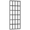 Sliding Door with Hardware Set Black 76x205 cm ESG Glass | HipoMarket