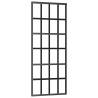 Sliding Door with Hardware Set - Black ESG Glass 76x205 cm