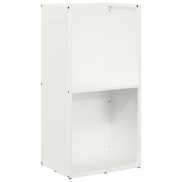 Firewood Rack White 40x30x80 cm | Cold-Rolled Steel Storage