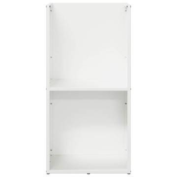 Firewood Rack White 40x30x80 cm | Cold-Rolled Steel Storage