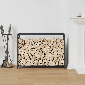 Firewood Rack Anthracite - Sturdy Cold-Rolled Steel | HipoMarket