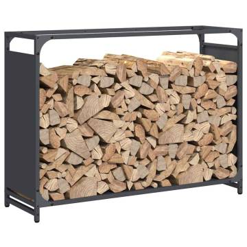 Firewood Rack Anthracite - Sturdy Cold-Rolled Steel | HipoMarket