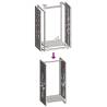 Firewood Rack White 40x30x80 cm - Durable Steel Storage