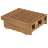 Folding Sun Lounger in Solid Acacia Wood | Hipomarket UK