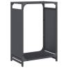 Firewood Rack Anthracite - Stylish Cold-Rolled Steel Storage