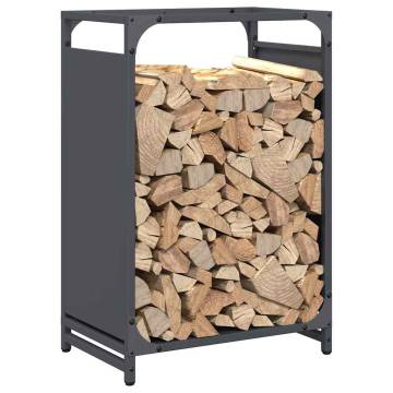 Firewood Rack Anthracite - Stylish Cold-Rolled Steel Storage