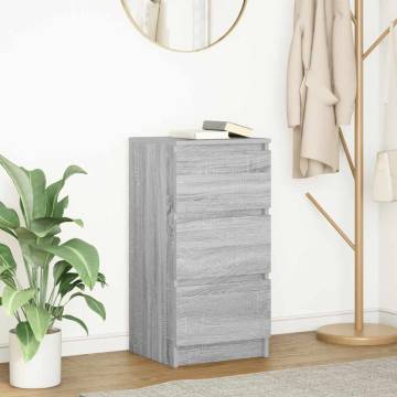 Sideboard Grey Sonoma - Stylish Storage Solution | HipoMarket