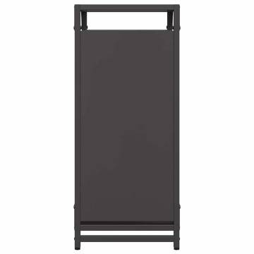 Firewood Rack Black 44x28x65 cm - Premium Cold-Rolled Steel