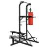 Power Tower with Sit-up Bench & Boxing Bag | Hipomarket UK