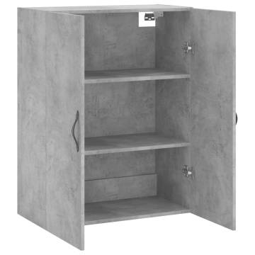 Wall Mounted Cabinet Concrete Grey - Stylish Storage Solution