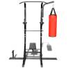 Power Tower with Sit-up Bench & Boxing Bag | Hipomarket UK