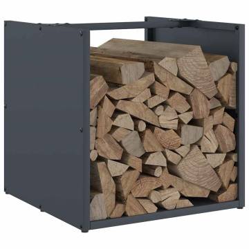 Firewood Rack Anthracite 40x40x40 cm - Durable & Stylish