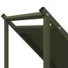 Sturdy Olive Green Firewood Rack - 70x43x34.5 cm