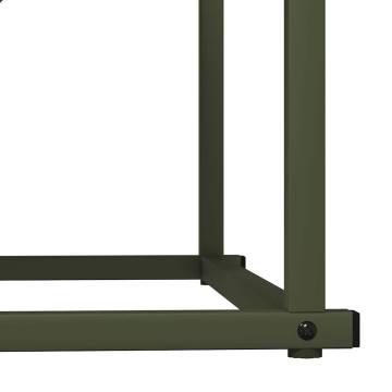 Sturdy Olive Green Firewood Rack - 70x43x34.5 cm