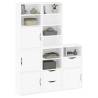 Buy ODDA White Side Cabinets 5 pcs - Solid Wood Pine