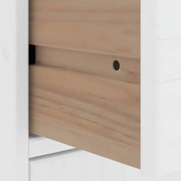 Buy ODDA White Side Cabinets 5 pcs - Solid Wood Pine