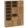 Side Cabinets ODDA 6 pcs Solid Pine Wood - Stylish Storage