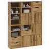 Side Cabinets ODDA 6 pcs Solid Pine Wood - Stylish Storage