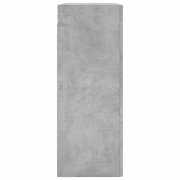 Wall Mounted Cabinet Concrete Grey - Stylish Storage Solution