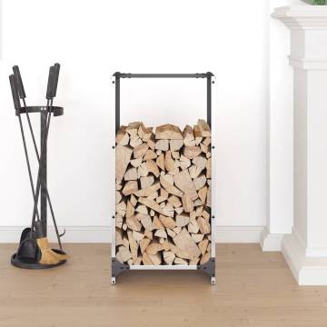 Stainless Steel Firewood Rack 40x30x80 cm - Durable & Stylish