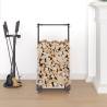 Stainless Steel Firewood Rack 40x30x80 cm - Durable & Stylish