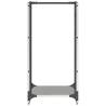 Stainless Steel Firewood Rack 40x30x80 cm - Durable & Stylish