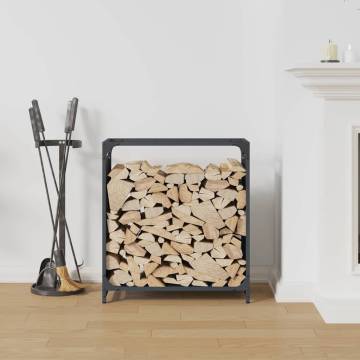 Firewood Rack Anthracite 60x28x65 cm - Cold-rolled Steel