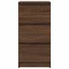 Stylish Brown Oak Sideboard - 37.5x35x76 cm | HipoMarket UK