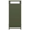 Firewood Rack Olive Green - Sturdy Cold-Rolled Steel 44x28x65 cm