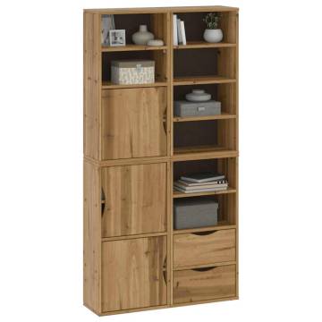 ODDA Side Cabinets Set - Solid Pine Wood - 4 pcs 40x24x79 cm