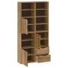 ODDA Side Cabinets Set - Solid Pine Wood - 4 pcs 40x24x79 cm