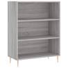 Stylish Highboard Grey Sonoma - 69.5x34x180 cm